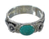 Flower Sterling Silver Turquoise Southwest Ring Size 7-1/2 YX90503